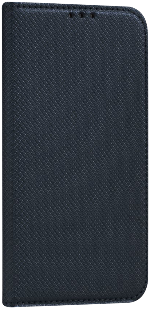 LG K51S oldalra nyíló flipes bőrtok rombusz mintás fekete