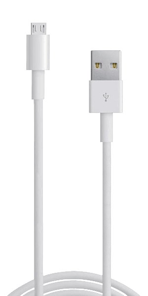 LG K40 (K12 Plus) Prémium micro USB gyorstöltő adatkábel fehér