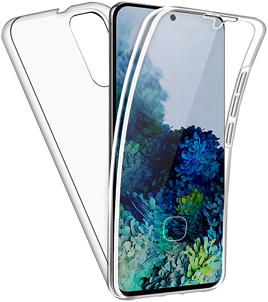 Samsung Galaxy Note 20 (SM-N980F) kemény hátlap 360 ° védelem átlátszó