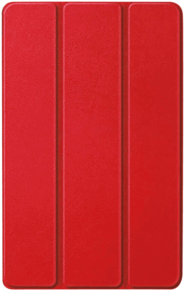 Samsung Galaxy Tab A 10.1 LTE 2019 (SM-T515) oldalra nyíló flipes bőrtok TRIFOLD asztali tartó funkció piros