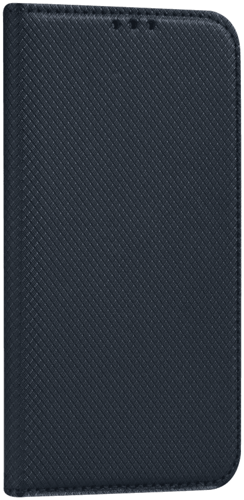 LG K50 oldalra nyíló flipes bőrtok rombusz mintás fekete