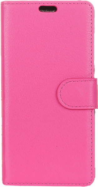 Nokia X6 2018 (6.1 Plus) oldalra nyíló flipes bőrtok asztali tartó funkciós rózsaszín