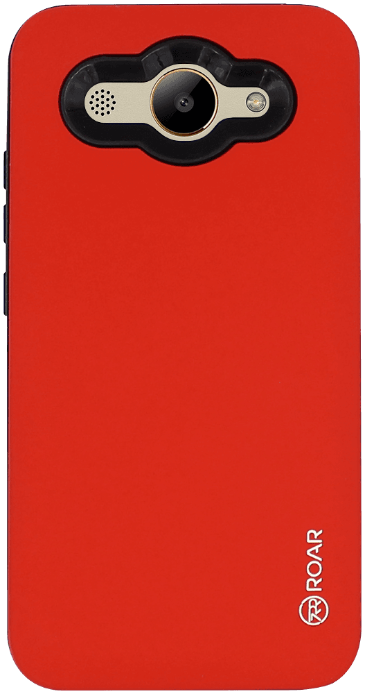 Huawei Y3 2017 ütésálló tok gyári ROAR RICO ARMOR piros