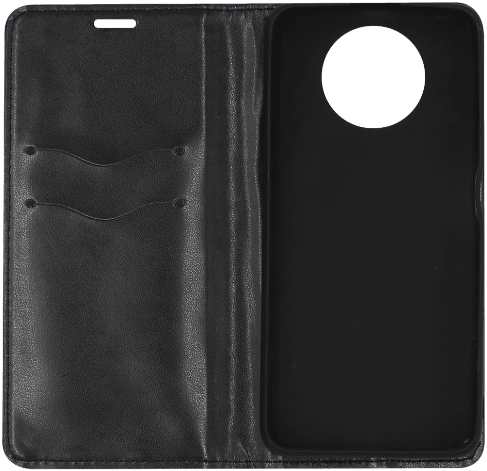 Xiaomi Redmi Note 9T oldalra nyíló flipes bőrtok asztali tartó funkciós fekete