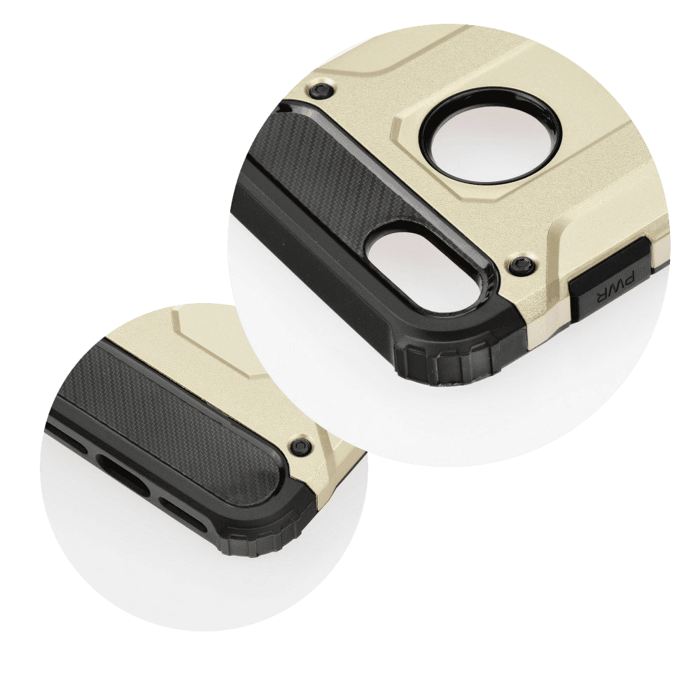 Samsung Galaxy S9 (G960) ütésálló tok légpárnás sarkas, hibrid Forcell Armor fekete