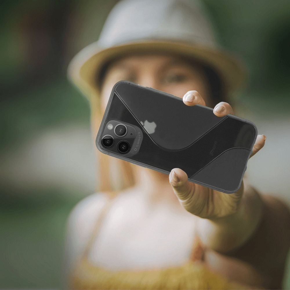Huawei Y6P szilikon tok S-CASE átlátszó füstszínű
