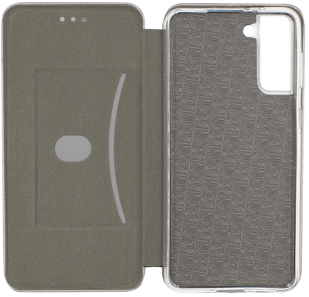 Samsung Galaxy S21 Plus 5G (SM-G996B) oldalra nyíló mágneses flipes bőrtok prémium minőség arany