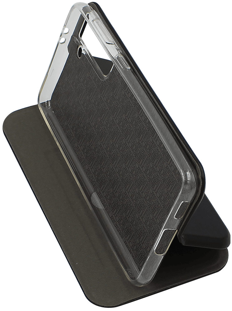 Samsung Galaxy S21 5G (SM-G991B) oldalra nyíló mágnses flipes bőrtok prémium minőség fekete