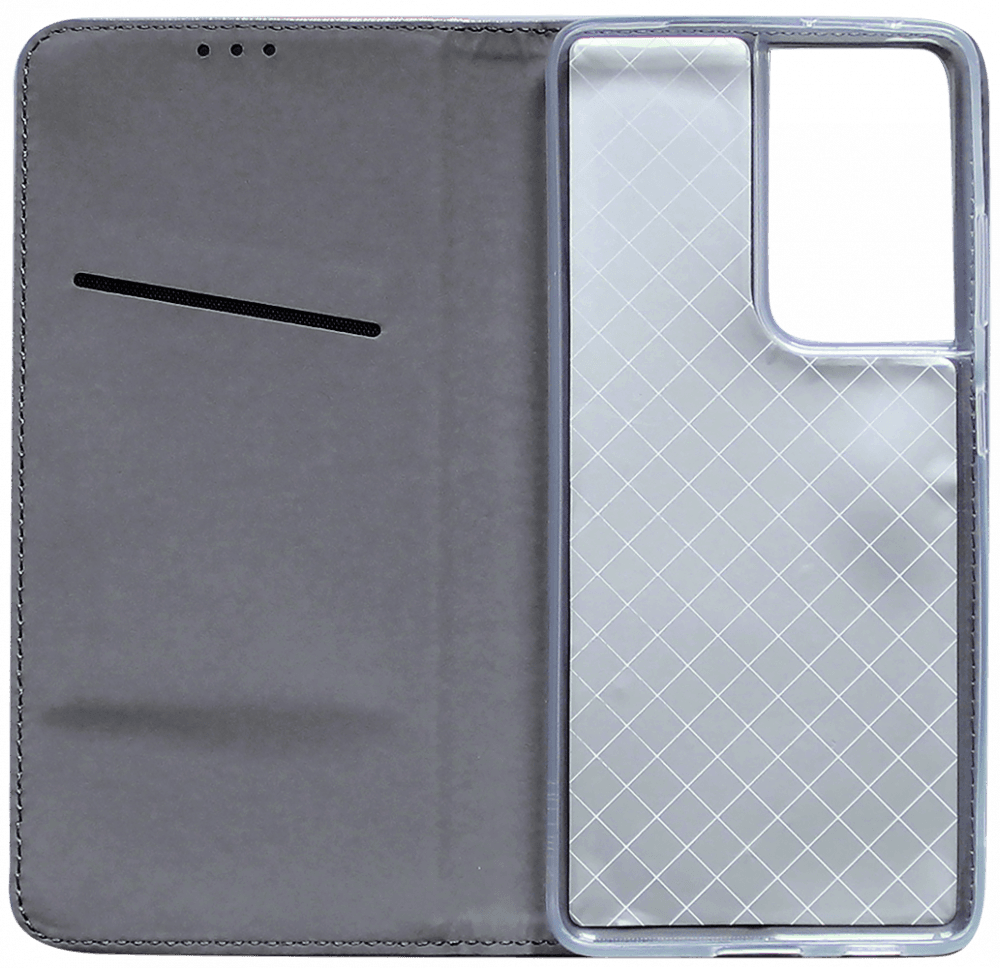 Samsung Galaxy S21 Ultra 5G (SM-G998B) oldalra nyíló flipes bőrtok rombusz mintás arany