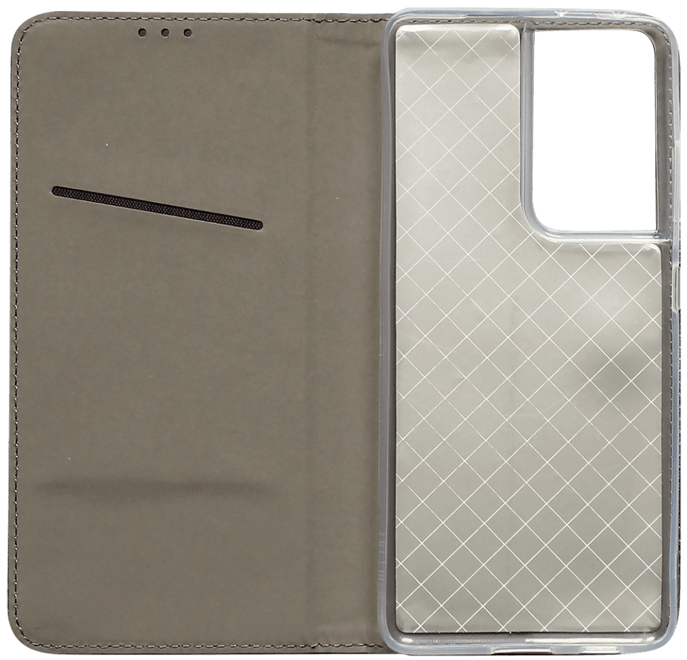 Samsung Galaxy S21 Ultra 5G (SM-G998B) oldalra nyíló flipes bőrtok rombusz mintás sötétkék