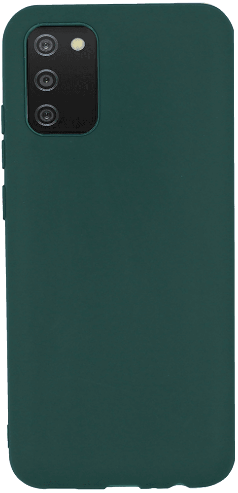 Samsung Galaxy A02s (SM-A025) szilikon tok sötétzöld