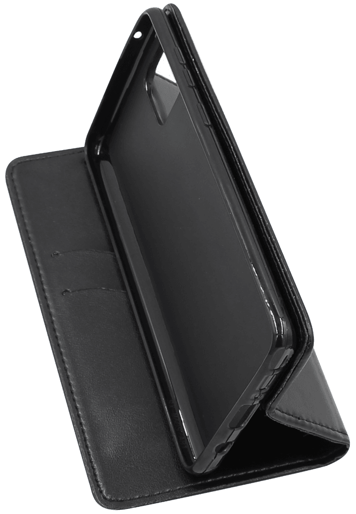 Samsung Galaxy Note 10 Lite (SM-N770F) oldalra nyíló flipes bőrtok asztali tartó funkciós fekete