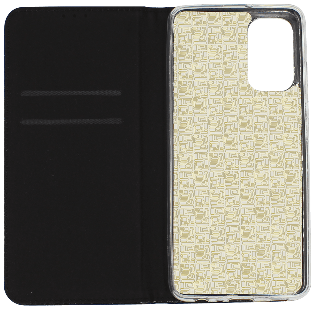 Samsung Galaxy A32 4G (SM-A325F) oldalra nyíló flipes bőrtok csillámos fekete