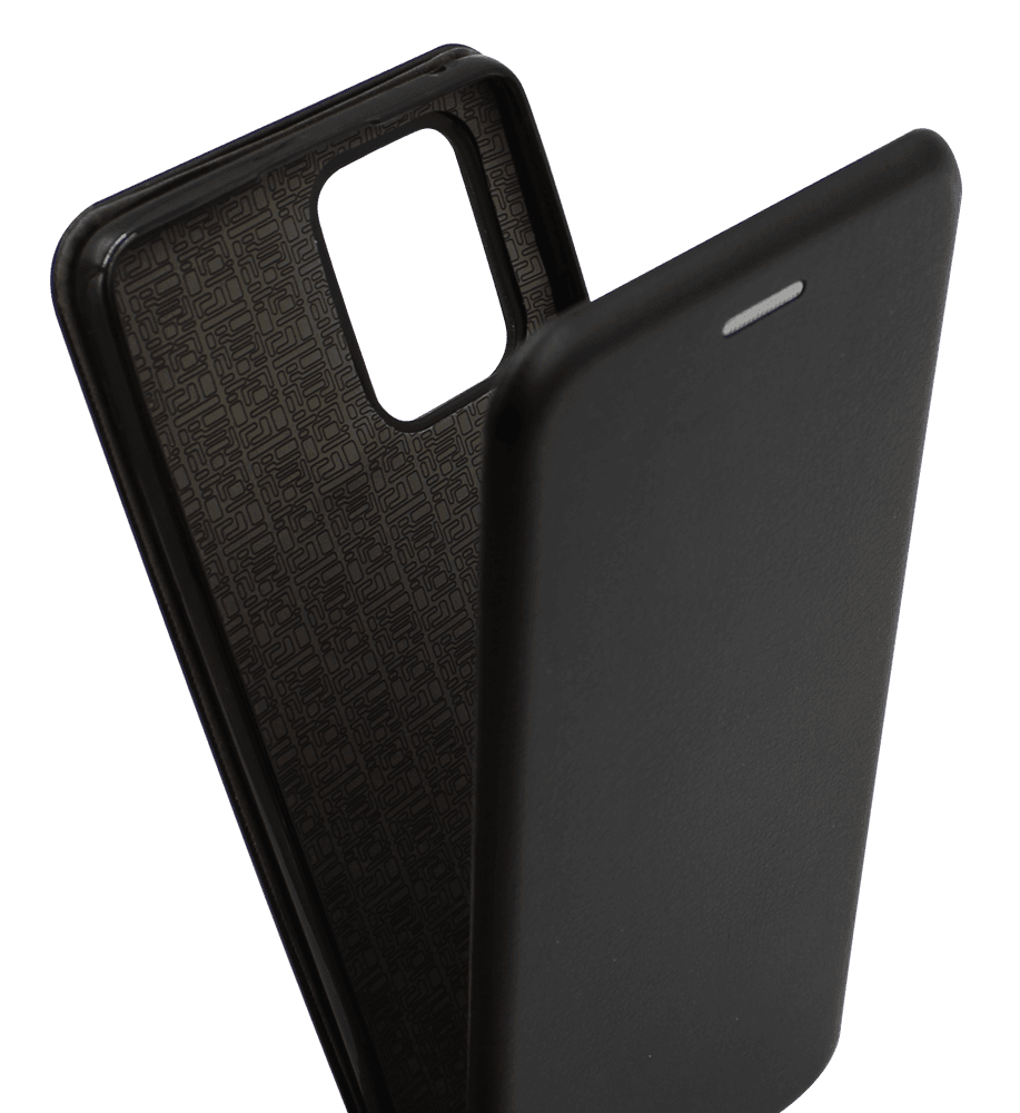 Samsung Galaxy Note 10 Lite (SM-N770F) lenyíló mágneses flipes bőrtok prémium minőség fekete