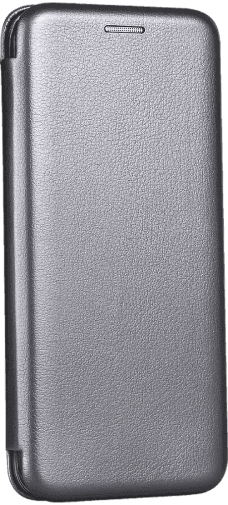 Xiaomi Redmi 9T oldalra nyíló mágneses flipes bőrtok prémium minőség ezüst