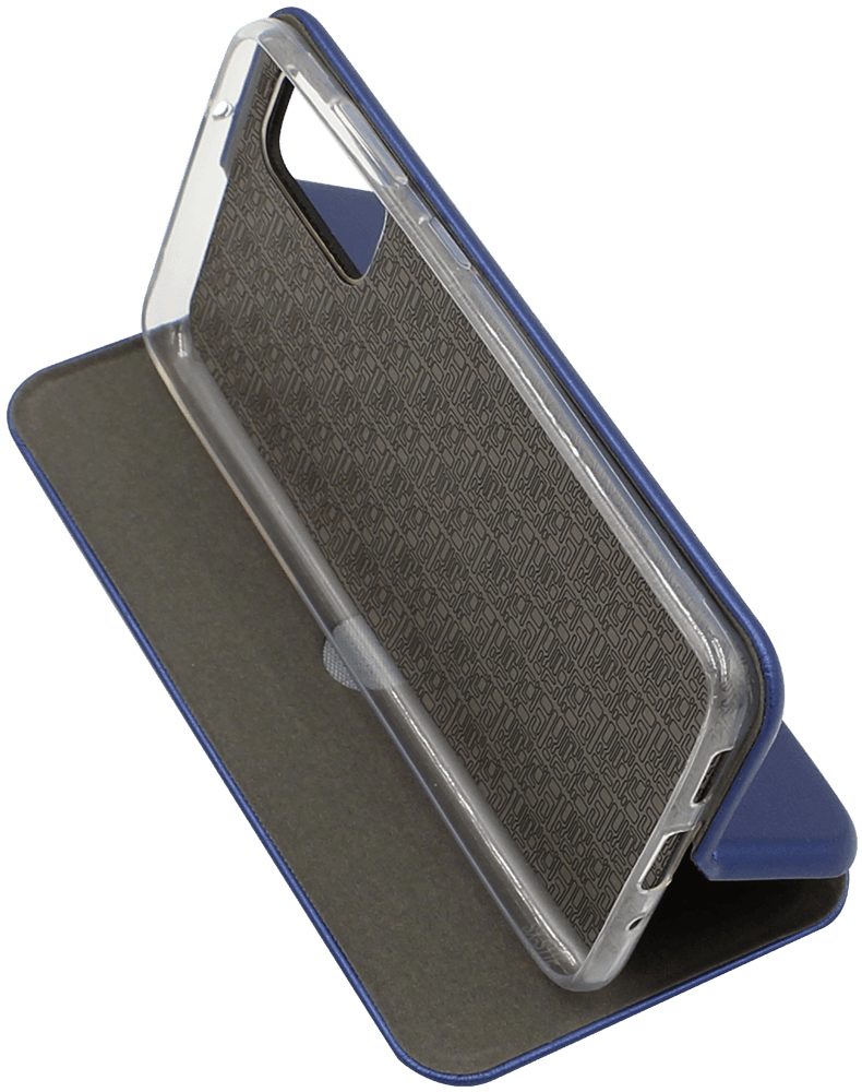 Samsung Galaxy S20 (SM-G980F) oldalra nyíló mágneses flipes bőrtok prémium minőség sötétkék