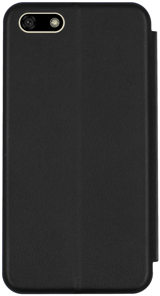Huawei Honor 7s oldalra nyíló mágneses flipes bőrtok prémium minőség fekete