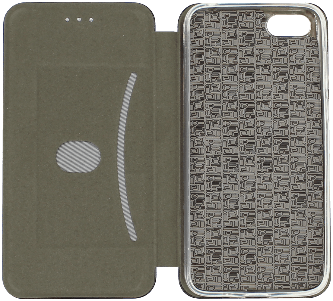 Huawei Y5 Prime 2018 (Y5 2018) oldalra nyíló mágneses flipes bőrtok prémium minőség fekete