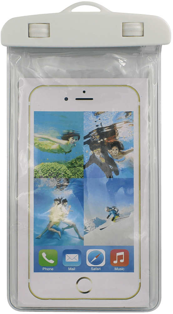 Samsung Galaxy A2 Core (SM-A260F) vízálló tok univerzális fluoreszkáló fehér