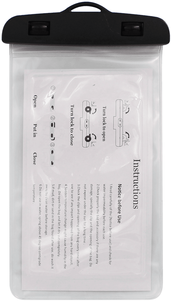 Huawei Y6 II Compact vízálló tok univerzális átlátszó