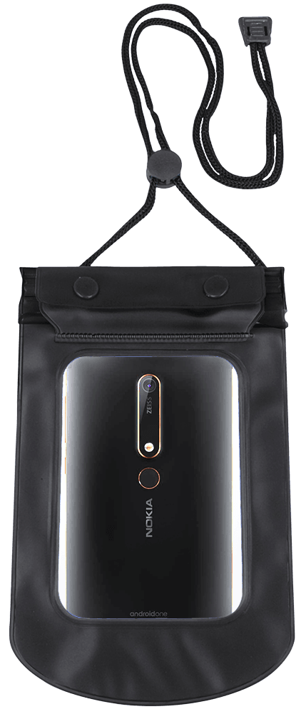 Samsung Galaxy J1 2016 (J120) vízálló tok univerzális fekete