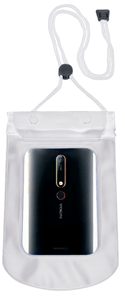 Nokia 6 2018 (6.1) vízálló tok univerzális átlátszó