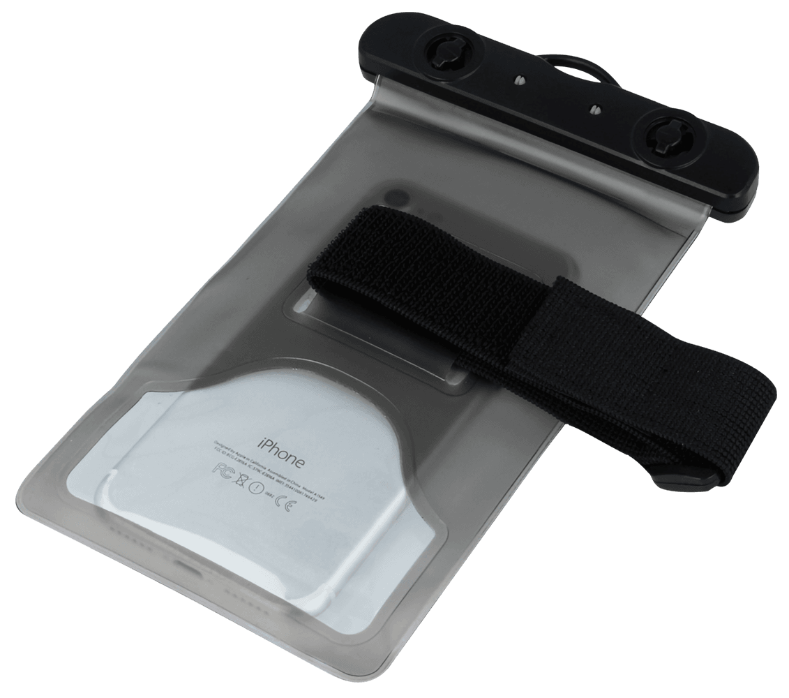Sony Xperia XA vízálló tok univerzális, karszalaggal fekete