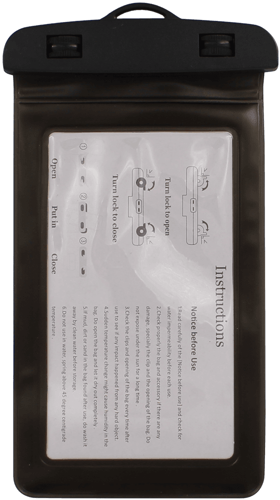 Sony Xperia XA1 Plus vízálló tok univerzális fekete