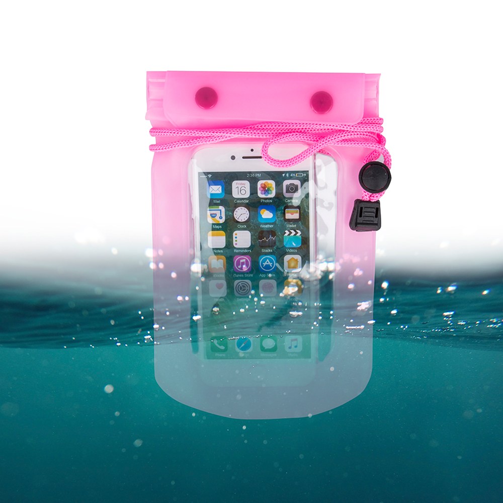 Samsung Galaxy S7 (G930) vízálló tok univerzális rózsaszín