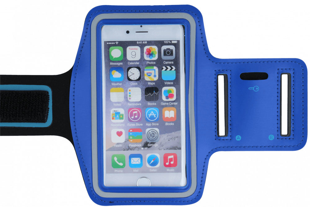 Apple iPhone X sport tok univerzális, karra rögzíthető kék