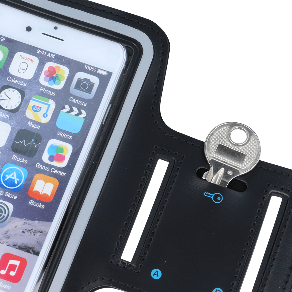 Apple iPhone 12 Mini sport tok univerzális, karra rögzíthető fekete