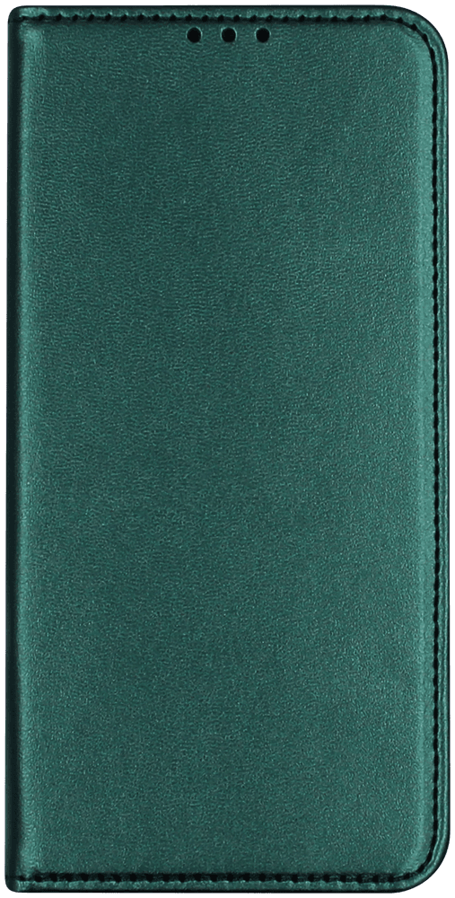 Xiaomi Mi Note 10 Lite oldalra nyíló flipes bőrtok asztali tartó funkciós sötétzöld
