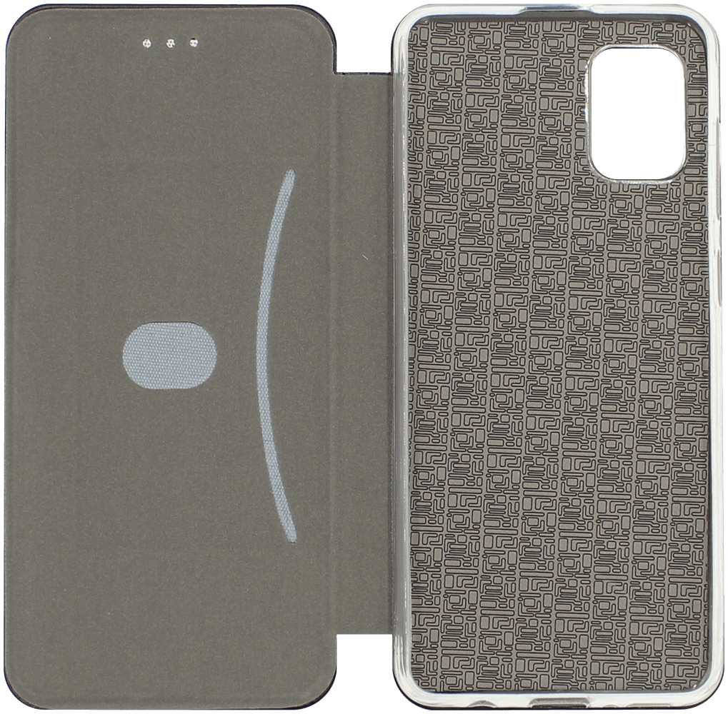 Samsung Galaxy A31 ( SM-A315F) oldalra nyíló mágneses flipes bőrtok prémium minőség fekete