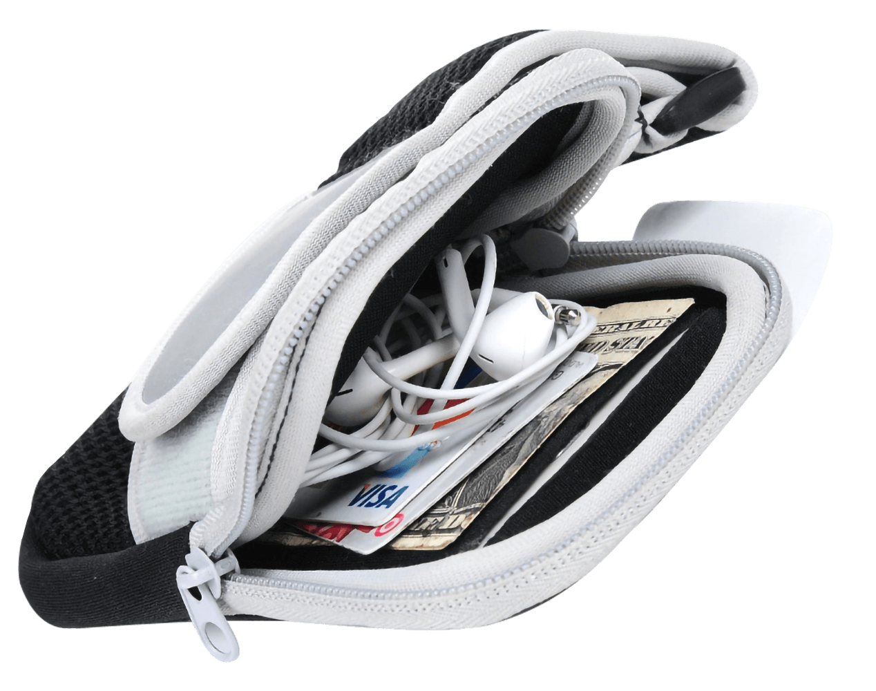 Nokia 6 2018 (6.1) sport tok univerzális, karra rögzíthető cipzáros kék