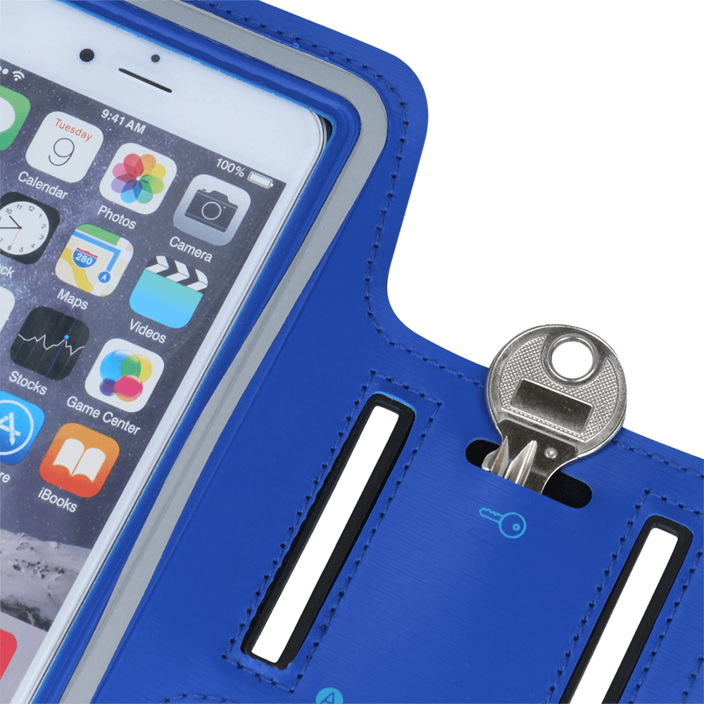 Apple iPhone 12 Mini sport tok univerzális, karra rögzíthető kék