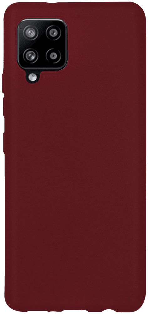 Samsung Galaxy A42 5G (SM-A426B) szilikon tok matt bordó