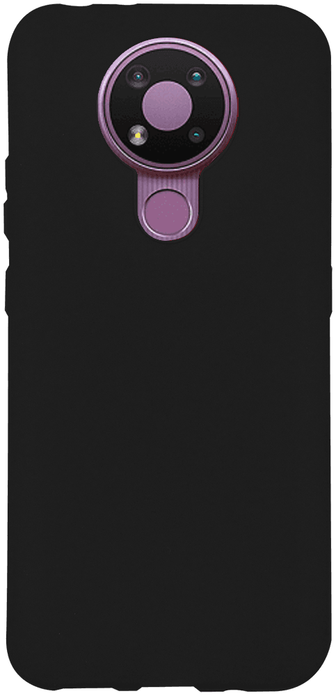Nokia 3.4 szilikon tok matt fekete