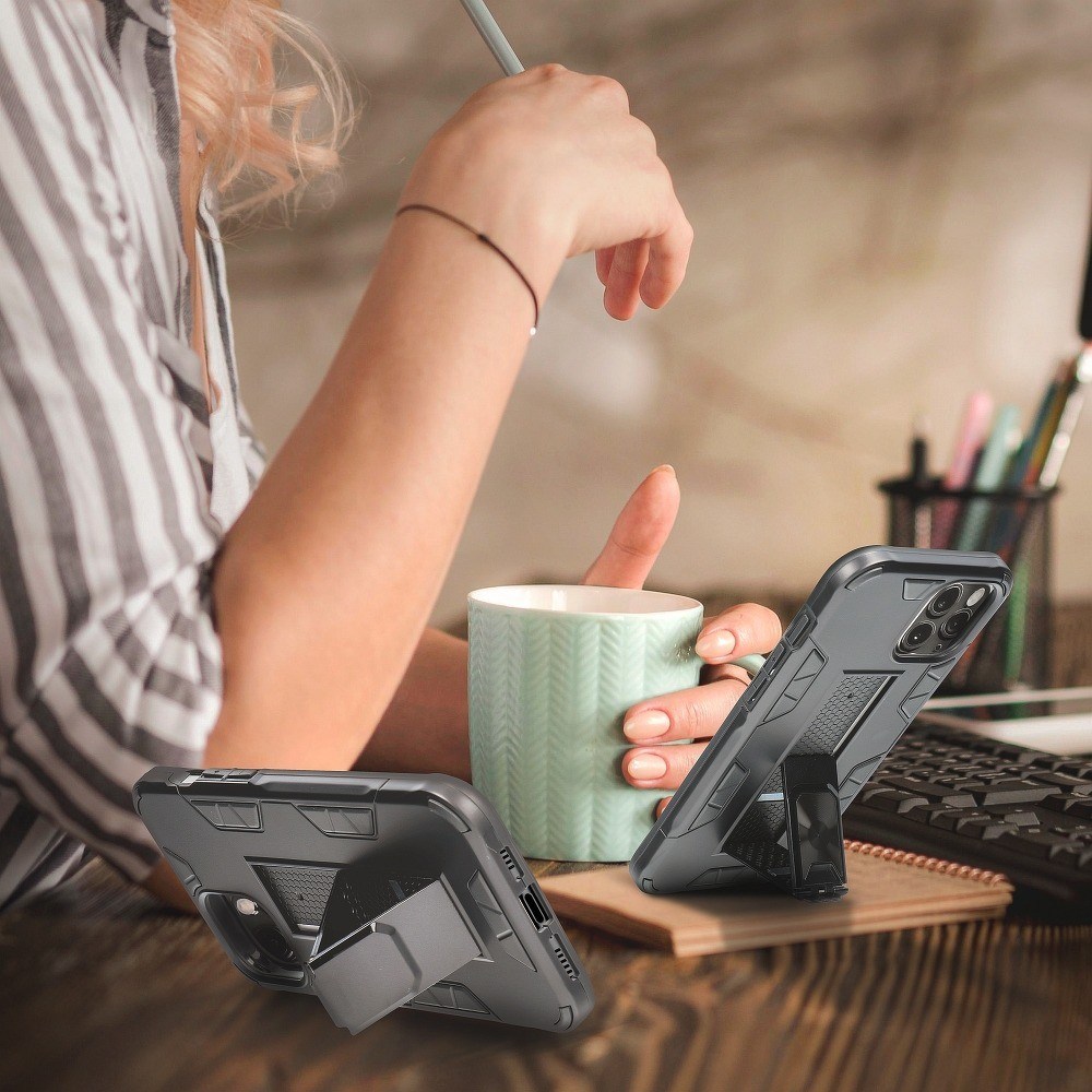 Samsung Galaxy A42 5G (SM-A426B) ütésálló tok DEFENDER fekete