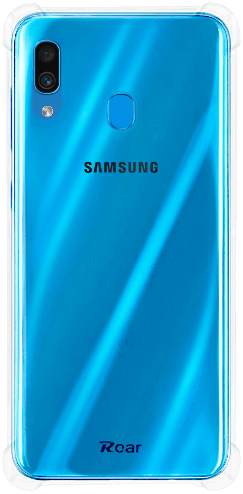 Samsung Galaxy A30 (SM-A305) kemény hátlap gyári ROAR légpárnás sarok átlátszó
