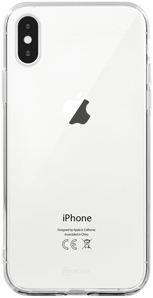 Apple iPhone X szilikon tok gyári ROAR átlátszó