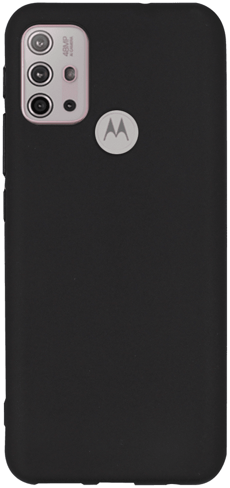 Motorola Moto G30 szilikon tok matt fekete
