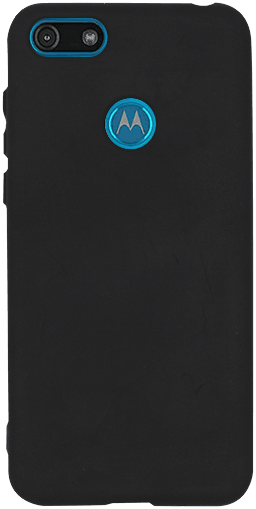 Motorola Moto E6 Play szilikon tok matt fekete