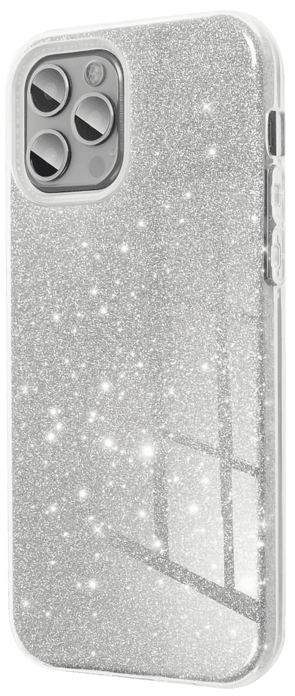 Samsung Galaxy M31 (SM-M315F) szilikon tok csillogó hátlap ezüst