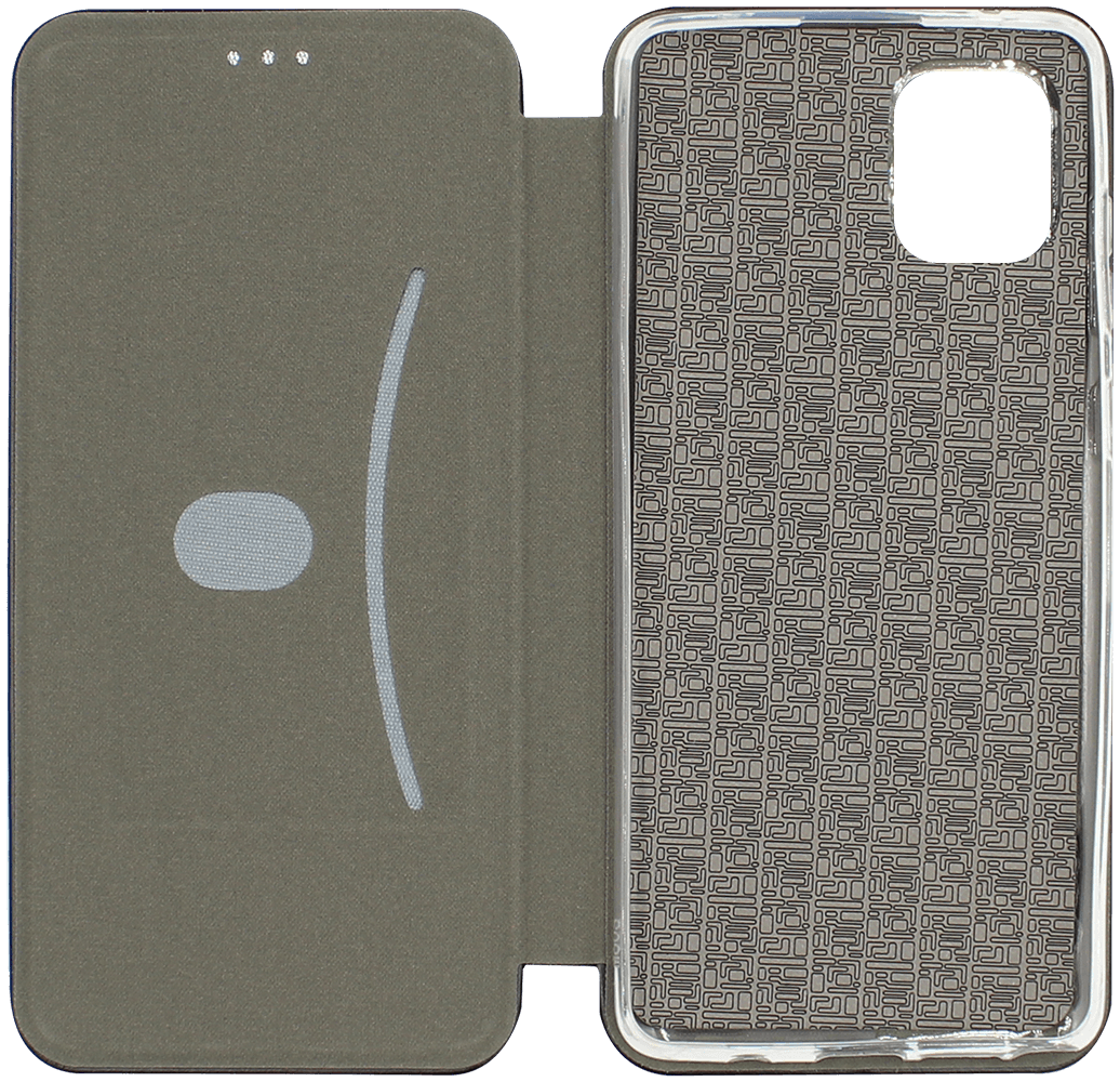 Samsung Galaxy Note 10 Lite (SM-N770F) oldalra nyíló mágneses flipes bőrtok prémium minőség fekete