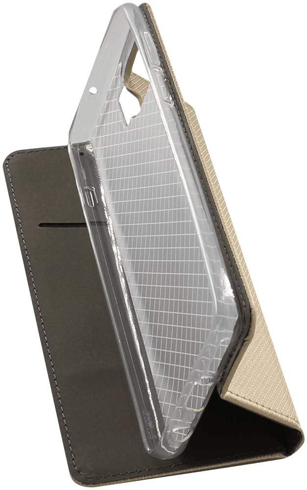 Motorola Moto G 5G Plus oldalra nyíló flipes bőrtok rombusz mintás arany