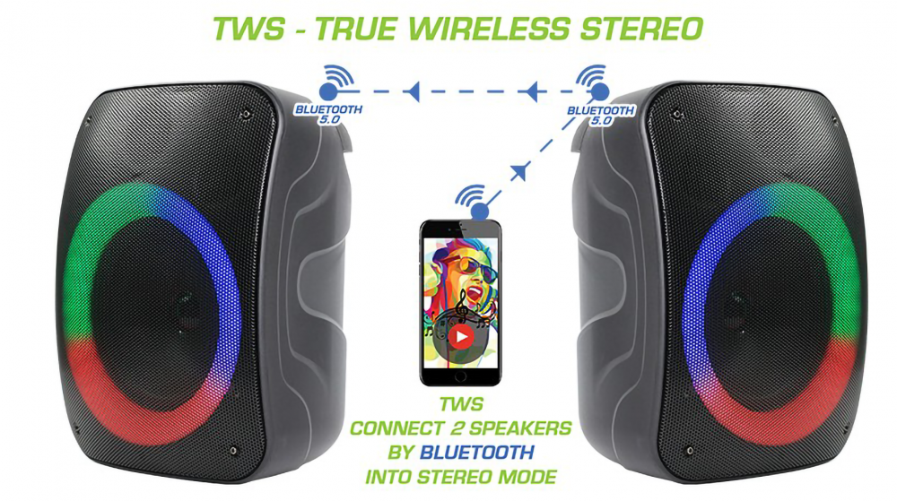 Huawei Mediapad T5 10 WIFI kompatibilis bluetooth hangszóró Rebeltec Stage 300