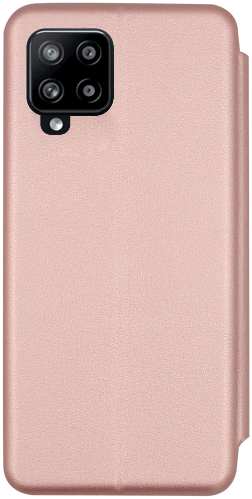 Samsung Galaxy A42 5G (SM-A426B) oldalra nyíló mágneses flipes bőrtok prémium minőség rozéarany
