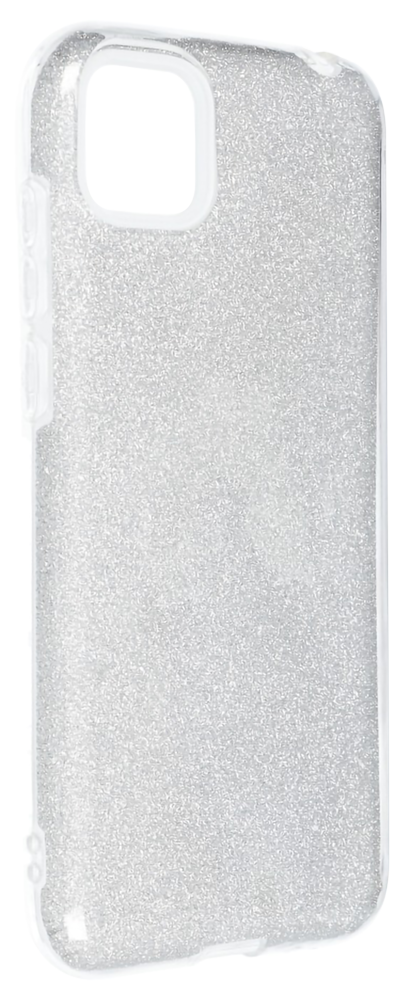 Samsung Galaxy A22 5G (SM-A226B) szilikon tok csillogó hátlap ezüst