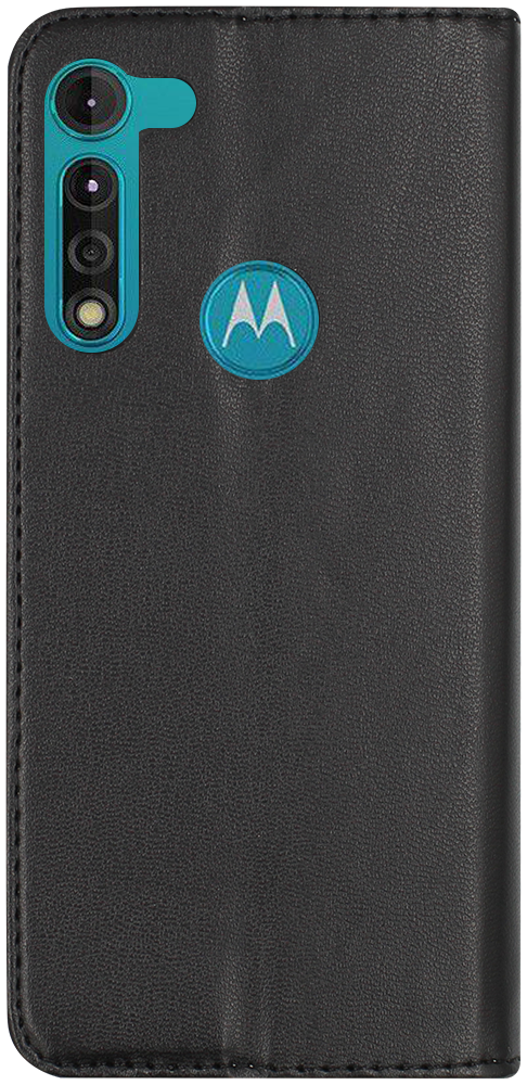 Motorola Moto G8 Power oldalra nyíló flipes bőrtok asztali tartó funkciós fekete