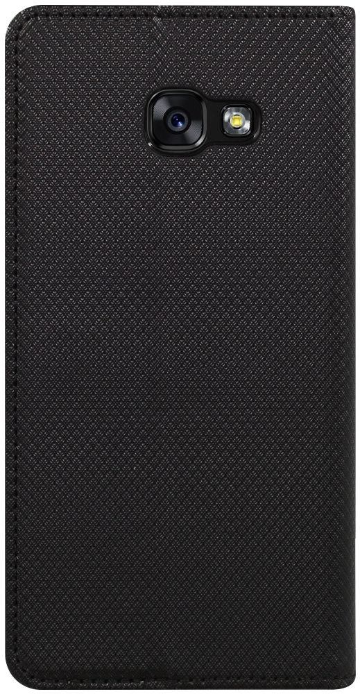 Samsung Galaxy A5 2017 (A520) oldalra nyíló flipes bőrtok rombusz mintás fekete